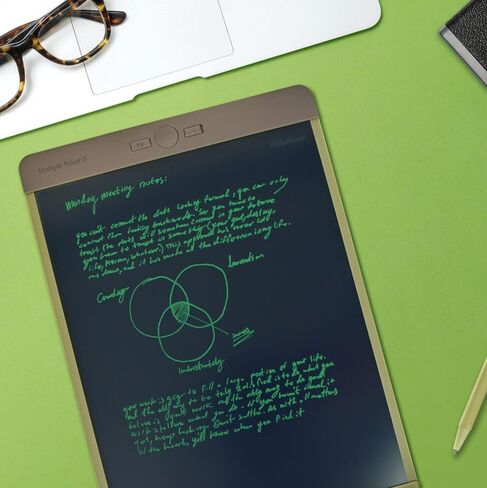 Boogie Board's Blackboard Smart Scan Reusable Notebook - Authentic and Original Letter Size Writing Tablet with Stylus for Home, College Studying, and Office - White, 8.5" x 11" - Limited Edition in Kuwait