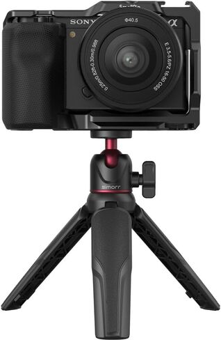 simorr Vigor VK-50 Vlog Tripod Kit with Vibe P96 Video LED Light, Wave S1 Lite Microphone in Saudi Arabia