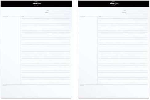 لوحة كتابة Tops Oxford FocusNotes، 8-1/2 بوصة × 11-3/4 بوصة، 50 ورقة (77103) in Kuwait