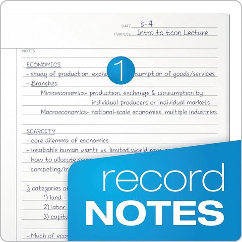لوحة كتابة Tops Oxford FocusNotes، 8-1/2 بوصة × 11-3/4 بوصة، 50 ورقة (77103) in Kuwait