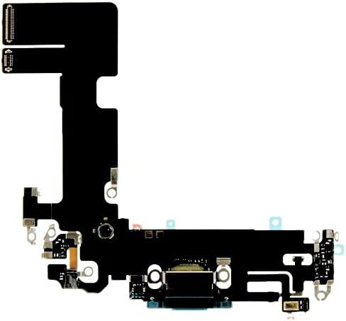 USB Dock Charging Port Flex Cable PCB Board Module Replacement Compatible with Apple iPhone 13 (Black) in Kuwait