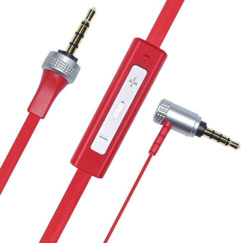 Sqrmekoko Inline Mic Volume Control Aux Audio Cable Compatible with Sony MDR-X10 MDR-XB920 MDR-X910 Headphones (Grey) in Kuwait