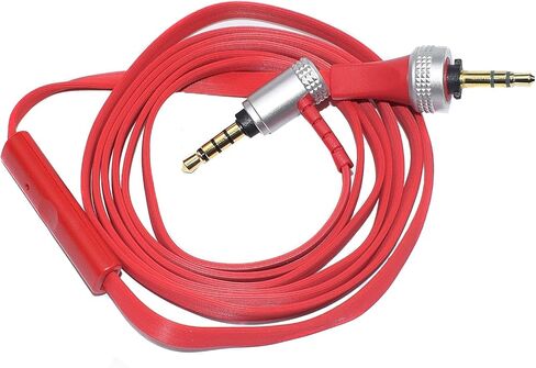 Sqrmekoko Inline Mic Volume Control Aux Audio Cable Compatible with Sony MDR-X10 MDR-XB920 MDR-X910 Headphones (Grey) in Kuwait
