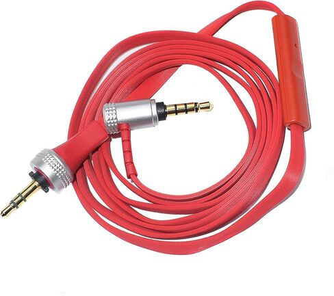 Sqrmekoko Inline Mic Volume Control Aux Audio Cable Compatible with Sony MDR-X10 MDR-XB920 MDR-X910 Headphones (Grey) in Kuwait