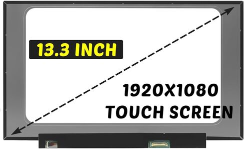 B133HAK02.2 Replacement for Lenovo Thinkpad X395 X390 X13 L13 GEN 1th 2th 3th 4th LCD Screen FRU 02DA370 02HL707 02HL708 02HL714 20NL 20NM 20Q0 20R3 FHD 13.3 inch 40 Pins 60Hz LED Touch Display Panel in Kuwait