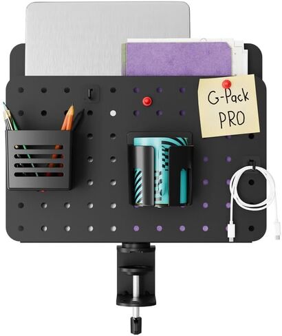 Desk Pegboard 2 PCS - Computer Desk Accessories Set for Office Home - Work Desk Organizer - Privacy Panel for Gaming Desk in Saudi Arabia