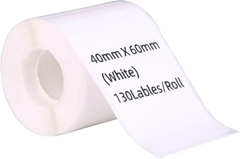Thermal Stickers Compatible with Phomemo M110/120 Label Printer 4 Rolls White 1.96"x 1.96'' (50mm x 50mm) Adhesive Labels for School Home (4, 50 * 50mm) in Saudi Arabia