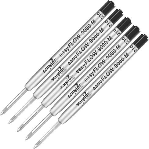 Imprinted Schmidt easyFLOW9000 Ballpoint Refill- Black & Blue Ink, Medium Tip 1.0mm - Pack of 2 in Kuwait