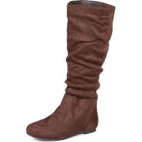 Journee Womens Rebecca-02 Round Toe Riding Boots