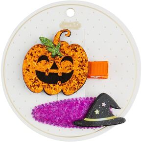 Mud Pie Baby Girl's Halloween Hair Clips, One Size
