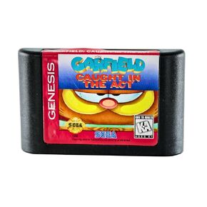 Garfield Caught in The Act 16 Bit MD Game Card For Sega Megadrive Genesis Video Game Console Cartridge (Region-Free)