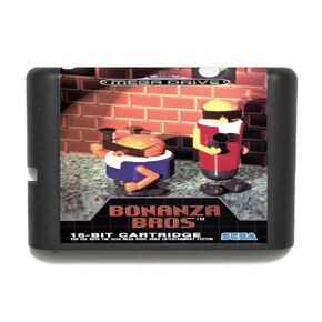 Bonanza Bros 16 Bit MD Game Card For Sega Megadrive Genesis Video Game Console Cartridge