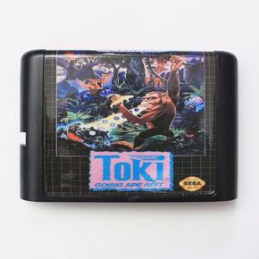 Toki Region Free 16 Bit MD Game Card For Sega Megadrive Genesis Video Game Console Cartridge