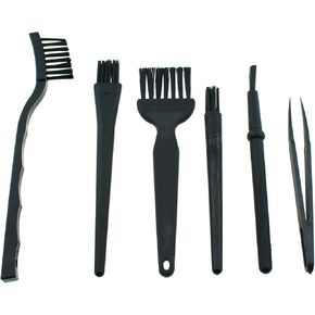 Set of 6 Computer Cleaning Brush Small Portable Keyboard Brush Antistatic Dusting Brush for Cleaning Sewing Machines Fan Camera Computer Keyboard