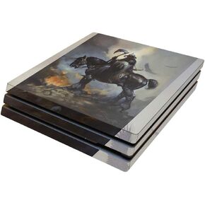 MightySkins Skin Compatible with Sony PS4 Pro Console - Line of Fire | Protective, Durable, and Unique Vinyl Decal wrap Cover | Easy to Apply, Remove, and Change Styles | Made in The USA