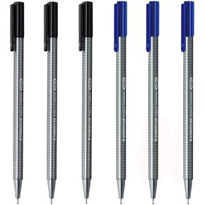 Staedtler Triplus Fineliner Black 0.3mm - Pack of Six