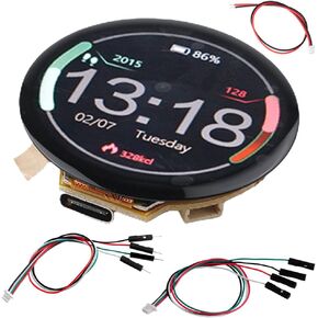 1.28 inch ESP32-C3 IPS Round Display ESP32-2424S012C-I Capacitive Touchscreen 240x240 TFT LCD Module ESP32-C3-MINI-1U Development Board for Arduino IDE