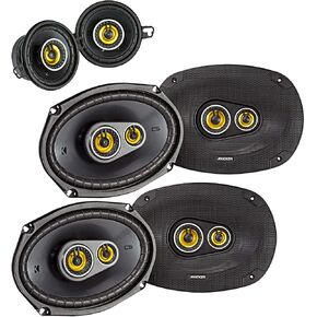 Kicker for Dodge Ram Crew Cab 2012 & up Speaker Bundle- 2-Pairs of CS 6x9 Speakers, & a Pair of CS 3.5" Speakers