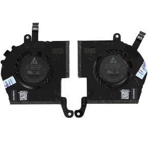 New CPU+GPU Cooling Fan Replacement for DELL Alienware Dell Alienware X14 R1 X14 R2 Series Laptop ND75C85 21F10 ND75C86 21F11 DC28000YFD0 DC28000YED0 0198CH 05PF30 5.7CFM DC05V 0.80A