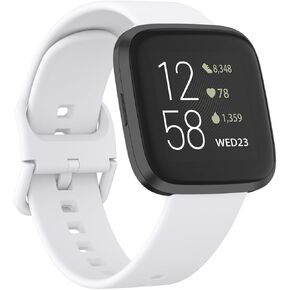 AK Sport Bands Compatible with Fitbit Versa 2 / Versa/Versa Lite/Versa SE, Classic Soft Replacement Wristbands for Smart Watch Women Men