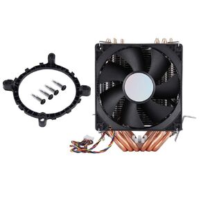 Quiet CPU Cooler 800-2200 Revolutions/Minute CPU Cooler 6 Heatpipe Heat Dissipation Suitable for AMD, Intel 775, 1150, 1151, 1155, 1156, 1366