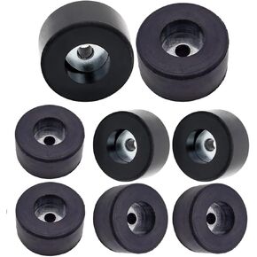 192310GS Anti Vibration Foot Pad Isolator Rubber Bumper for Many Compressors, Generators, Pressure Washers (8-Pack)