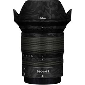 Mebont Anti-Scratch Lens Cover Skin Sticker for Nikon NIKKOR Z 24-70mm f/4 S Black Lens Protector Film Skin Protective Decoration and Wear Resistance(Field Camouflage)