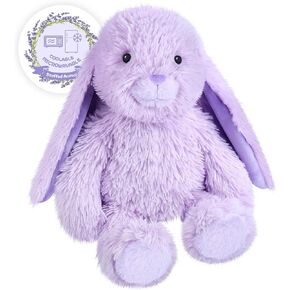 Heatable & Coolable Bunny Stuffed Animal, Microwavable Stuffed Animal Heating Pad for Period Cramps & Pain, Lavender Scent Pink Stuffed Bunny Plush for Anxiety, Bunny Plushies Easter Gifts
