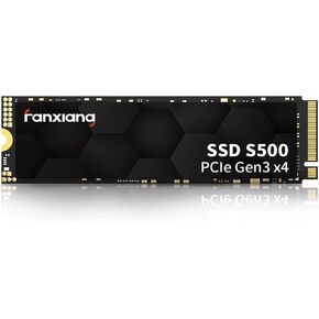 محرك أقراص fanxiang S500 1TB SSD M.2 NVMe PCIe Gen3x4 3D NAND TLC محرك أقراص الحالة الصلبة الداخلي يصل إلى 2100 ميجابايت/ثانية متوافق مع أجهزة الكمبيوتر المحمول وسطح المكتب in Kuwait