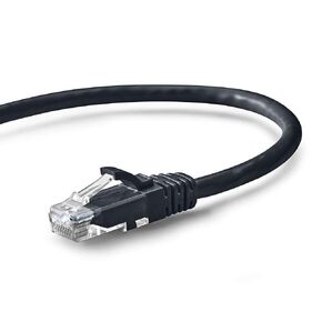 NavePoint Patch Cable, CAT5e, 24AWG/7 * 0.18 MM, 50 Ft, Black