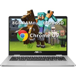 ASUS Chromebook CX1500 15.6" FHD Laptop, Intel Celeron N3350 Processor, 4GB RAM, 64GB eMMC, Intel HD Graphics, 720P HD Webcam, Wi-Fi, Bluetooth, Chrome OS, Black (Renewed)