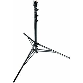 Manfrotto 270BSU 15.6-Feet Chrome Super Steel Stand with Leveling Leg (Black)