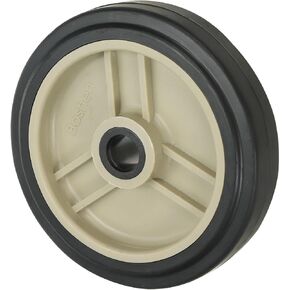 PATIKIL 4" Air Compressor Wheel, Universal Air Compressor Wheel Replacement Part, Air Compressor Wheel Replacement Wheel with 0.5" Dia Hole, Beige
