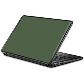 Universal 13" Laptop Skin - Solid Olive | Protective, Durable, and Unique Vinyl Decal wrap Cover | Easy to Apply, Remove, and Change Styles | Made in The USA