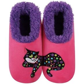 Snoozies Pairable Slipper Socks - Funny House Slippers for Women, Non-Slip Fuzzy Slipper Socks