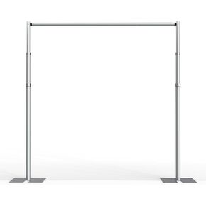 EMART Backdrop Stand Heavy Duty 10x10Ft Three Crossbar Pipe and Drape Backdrop Stand Kit, Adjustable Metal Frame for Backdrop, Background Stand Backdrop for Wedding Birthday Party Decorations