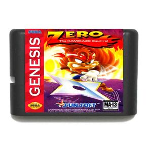 Zero the Kamikaze Squirrel 16 Bit MD Game Card For Sega Megadrive Genesis Video Game Console Cartridge