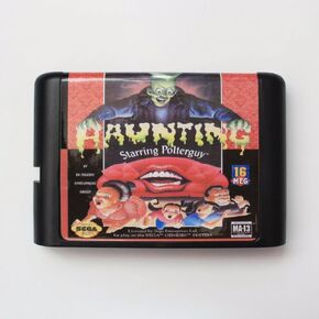Haunting The Starring Poter Guy 16 Bit MD Game Card For Sega Megadrive Genesis Video Game Console Cartridge