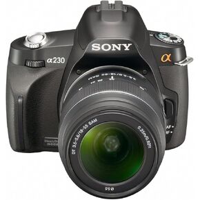 Sony Alpha A230 10.2 MP Digital SLR DSLR Camera with Super SteadyShot INSIDE Image Stabilization Kit AF 18-55mm Lens (Renewed), full-size
