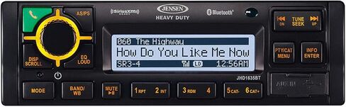 جنسن JHD1635BTB AM/FM/WB/iPod & iPhone جاهز/SiriusXM/بلوتوث ستيريو، أسود in Kuwait