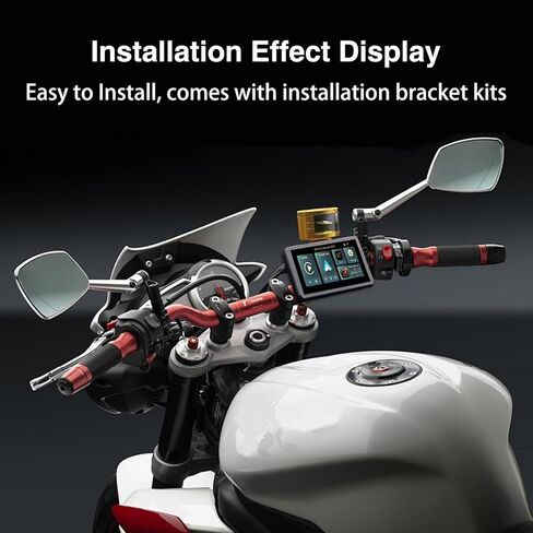 شاشة Carplay للدراجات النارية، Carplay Motorcycle TPMS، شاشة 6.3 بوصة مقاومة للماء للدراجات النارية Android Auto، نظام ملاحة GPS للدراجات النارية عبر Car Play/Android Auto in Kuwait