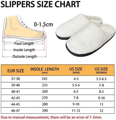 Flashideas Slippers for Women Men Soft Fluffy Warm Home Non-Slip Couple Style Casual Slippers in Saudi Arabia