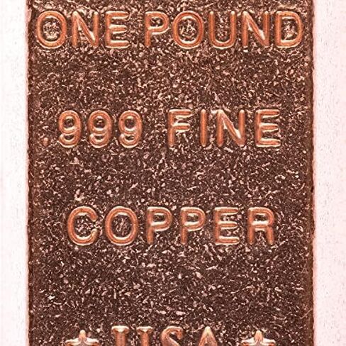ثقالة ورق من سبيكة النحاس بوزن 1 رطل - تصميم عنصر كيميائي نقي 999 مع شهادة الأصالة من شركة Unique Metals in Kuwait