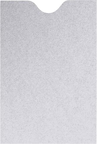 LUXPaper Credit Card Sleeves in 14 lb. Tyvek, Card Holders for Gift Cards, 50 Pack, Size 2 1/4 x 3 1/2 (White) in Saudi Arabia
