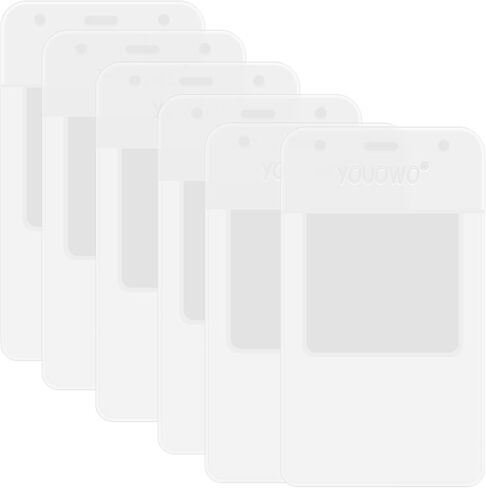 YOUOWO Pocket Protectors 6 Colours Heavy Duty for Shirts Lab Coats Pants Multi Purpose- Holds Pens Pointers Cards Pocket Protector for Pen Leaks (Multicolor-6Pack) in Kuwait