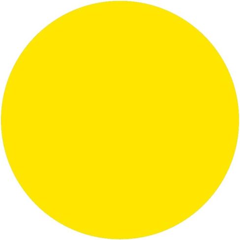 10 قطع ذاتية اللصق مقاس 11.8 × 11.8 بوصة، ملصقات ملصقات بنقاط دائرية جافة للمسح لغرفة الطفل ورياض الأطفال ورسومات تعليم الرسم على السبورة السوداء - ورق اتصال سبورة الطباشير (أصفر داكن) in Kuwait