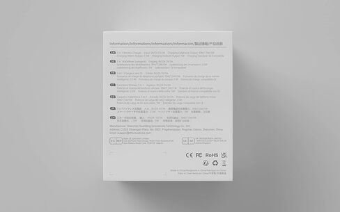 قاعدة شحن لاسلكية لأجهزة Apple المتعددة، قاعدة شحن لاسلكية 3 في 1 لأجهزة iPhone 15/14/13/12/Pro/Max/XS/XR، شاحن لاسلكي سريع لساعة Apple Ultra 2/9/8/7/6/5 /4/3/2، إيربودز برو 2/3 in Kuwait