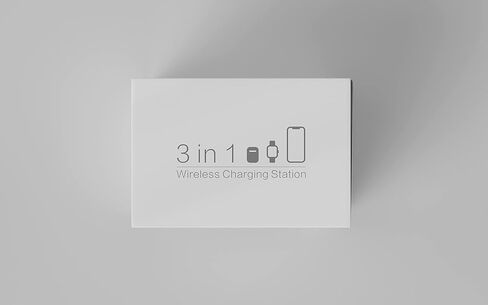 قاعدة شحن لاسلكية لأجهزة Apple المتعددة، قاعدة شحن لاسلكية 3 في 1 لأجهزة iPhone 15/14/13/12/Pro/Max/XS/XR، شاحن لاسلكي سريع لساعة Apple Ultra 2/9/8/7/6/5 /4/3/2، إيربودز برو 2/3 in Kuwait