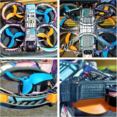 Carbon Fiber Propeller Guard for DJI Avata 2, Lightweight Avata 2 Accessories, Avata 2 Prop Protection Kit for DJI Avata 2, Blade Protector for DJI Avata 2, Avata 2 Fly More Combo in Saudi Arabia