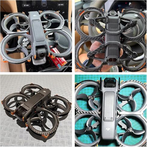 Carbon Fiber Propeller Guard for DJI Avata 2, Lightweight Avata 2 Accessories, Avata 2 Prop Protection Kit for DJI Avata 2, Blade Protector for DJI Avata 2, Avata 2 Fly More Combo in Saudi Arabia